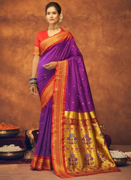 Rani Colour Aruchi Paithni Festive Wear Designer Fancy Saree Collection 42004
